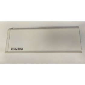 Напольный плинтус ПВХ Ideal Deconika 55 мм Белый глянцевый 001-G