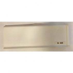 Напольный плинтус ПВХ Ideal Deconika 85 мм Белый 001