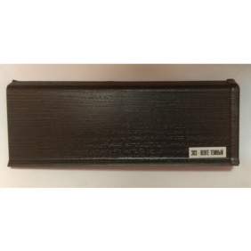 Напольный плинтус ПВХ Ideal Deconika 85 мм Венге темный 303