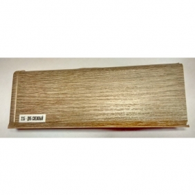 Напольный плинтус ПВХ Ideal Deconika 85 мм Дуб снежный 215