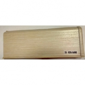 Напольный плинтус ПВХ Ideal Deconika 85 мм Ясень бьянко 255